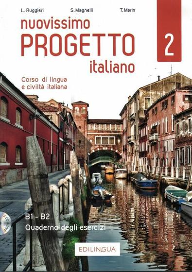 Imagem de Nuovissimo progetto italiano 2 (b1-b2) - quaderno degli esercizi + 2 cd audio - EDILINGUA