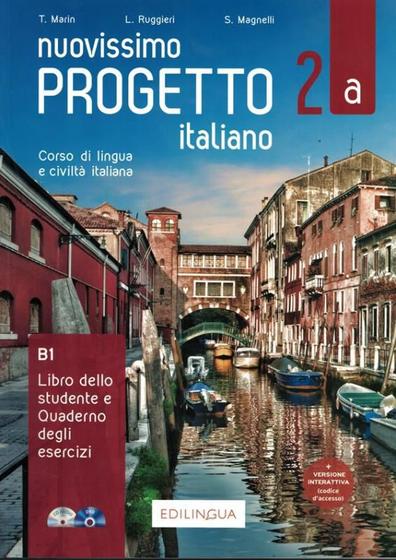 Imagem de Nuovissimo progetto italiano 2a (b1-b2) - libro dello studente + quaderno + esercizi interattivi + dvd + cd