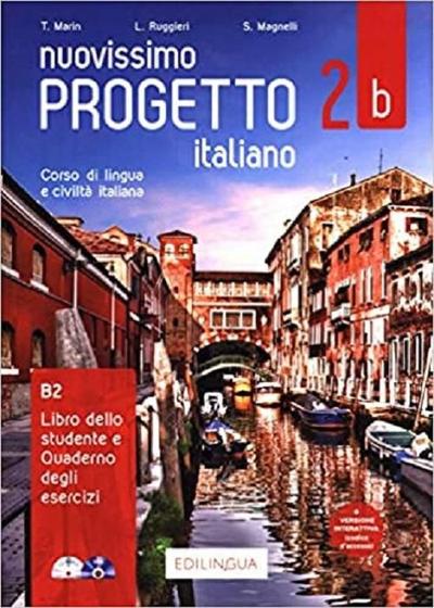 Imagem de Nuovissimo Progetto Italiano 2B  Libro Dello Studente + Quaderno Degli Esercizi Dvd Video + CDAudio - Edilingua Edizioni