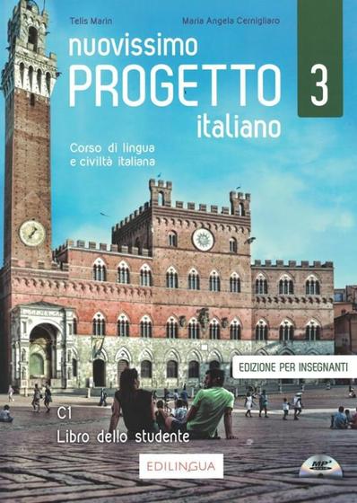 Imagem de Nuovissimo progetto italiano 3 (c1) - libro dellinsegnante + 2 cd audio - EDILINGUA