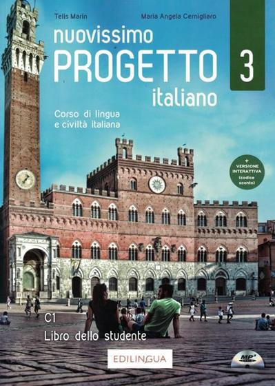 Imagem de Nuovissimo progetto italiano 3 (c1) - libro dello studente + 2 cd audio - EDILINGUA