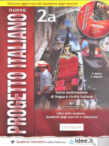 Imagem de Nuovo Progetto Italiano 2A - Libro Dello Studente E Quaderno Degli Esercizi Con Dvd E CD Audio -  