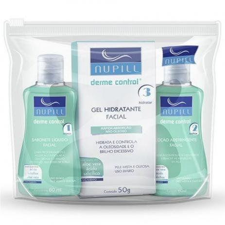 Nupill Kit Derme Control Facial Com 3 Produtos Imagem de Nupill Kit Derme Control Facial Com 3 Produtos