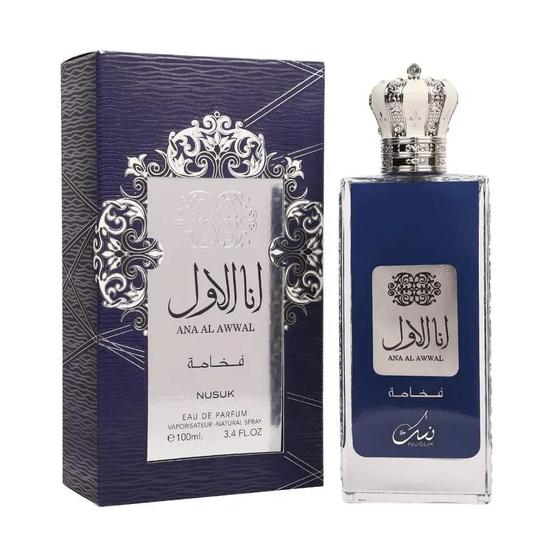 Imagem de Nusuk ana al awwal blue eau de parfum masculino 100ml