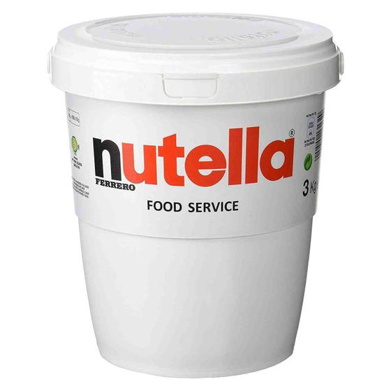 Imagem de Nutella 3Kg Creme De Avelã Ferrero De Balde