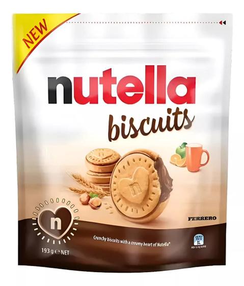 Imagem de Nutella Biscuits Biscoito Wafer Creme De Avelã Ferrero 193g