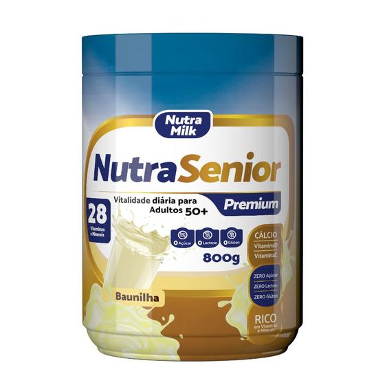 Imagem de Nutra Senior PREMIUM Adulto 50+ Complemento Alimentar 800g - 28 Vitaminas e Minerais