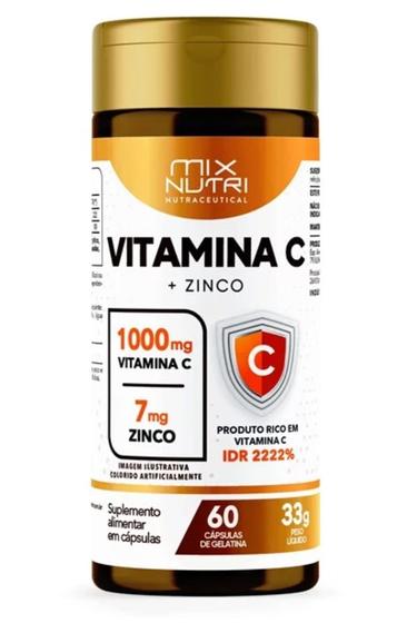 Imagem de Nutraceutical vitamina c zinco - 60 caps