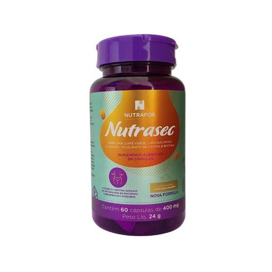 Imagem de NutraSec - Spirulina, Laranja Moro, Picolinato de Cromo e Biotina