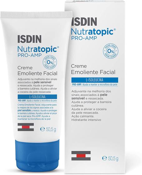 Imagem de Nutratopic Pro-AMP Creme Emoliente Facial 50ml - Isdin