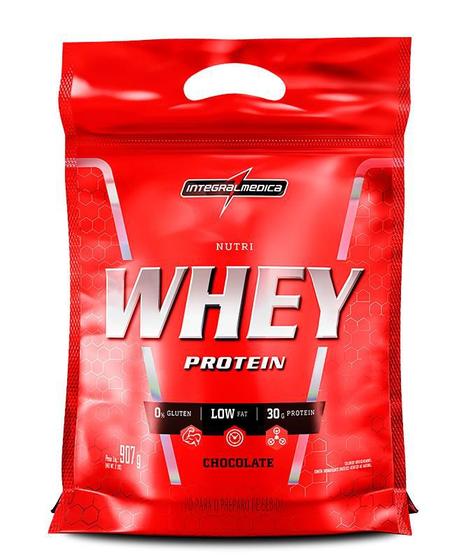 Imagem de Nutrei Whey Protein Integralmedica Sabor Chocolate 907g