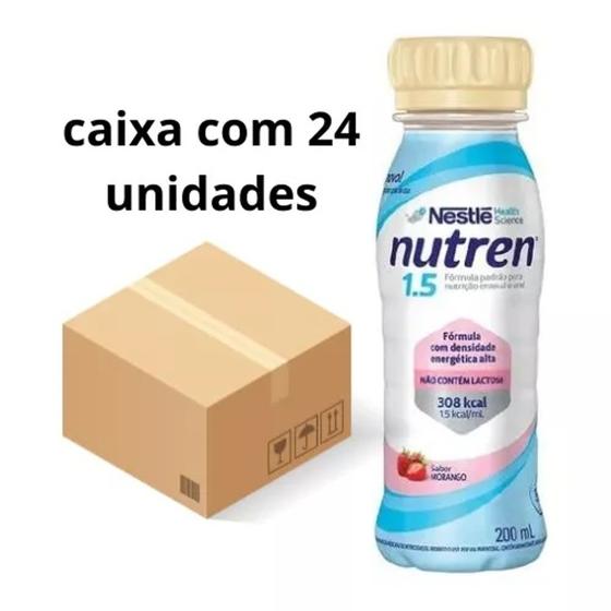 Imagem de Nutren 1.5 200 Ml Nestlé, Kit C/24 Frascos (escolha O Sabor)