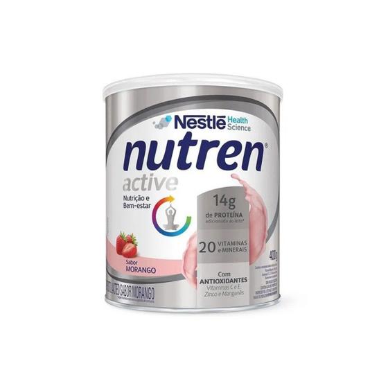 Imagem de Nutren Active Nutrição E Bem-Estar Sabor Morango 400g Nestlé