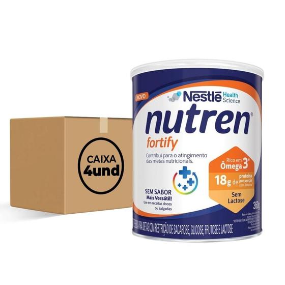 Imagem de Nutren Fortify SEM Sabor 360G (KIT C/04) - Nestlé