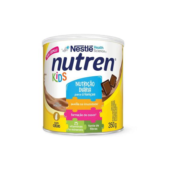 Imagem de Nutren Kids Nutrição Diária Com Cereais Sabor Chocolate Pó 350g Nestlé