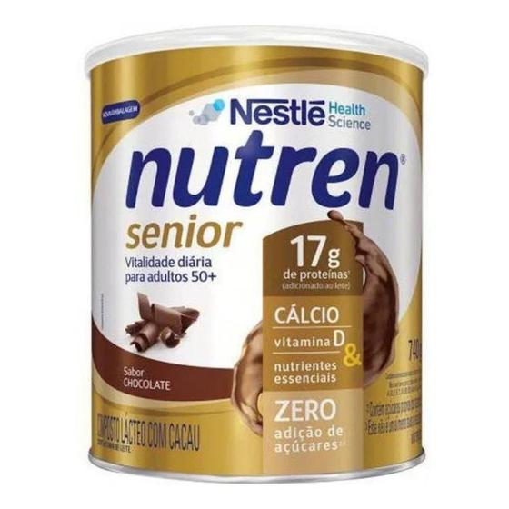 Nutren Senior 740 G Chocolate - Nestlé Menor preço em Nutren Senior 740 G Chocolate - Nestlé