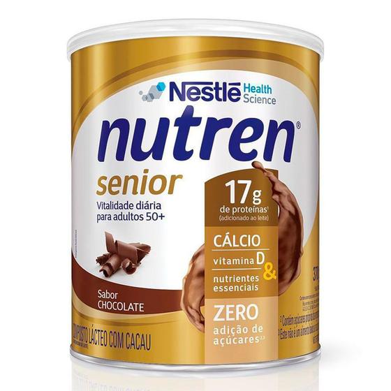 Nutren Senior Chocolate Suplemento Alimentar 370g Menor preço em Nutren Senior Chocolate Suplemento Alimentar 370g
