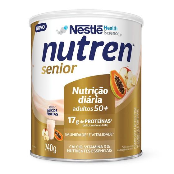 Imagem de Nutren Senior Complemento Alimentar Mix de Frutas 740g