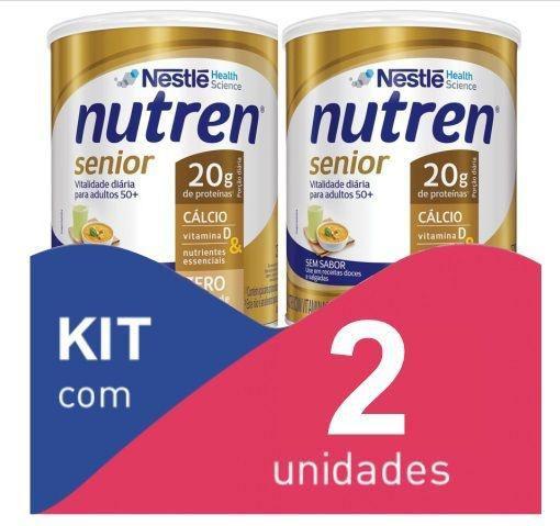 Imagem de Nutren Senior Pó Sem sabor 740g - Kit com 2 unidades