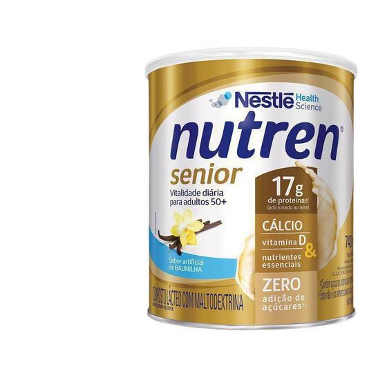 Nutren Senior Sabor Baunilha Lata 740G Menor preço em Nutren Senior Sabor Baunilha Lata 740G