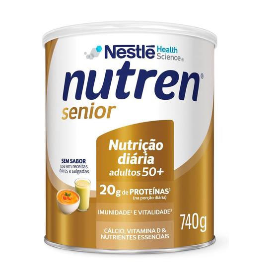 Imagem de Nutren Senior Sem Sabor Complemento Alimentar 740g