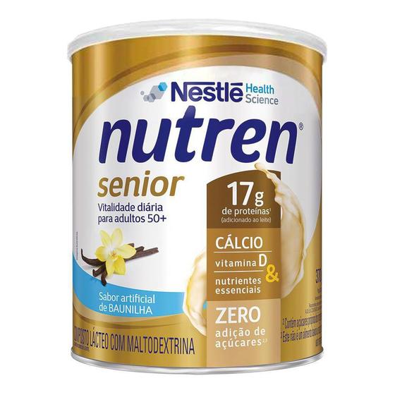Nutren Senior Suplemento Alimentar Adulto Baunilha 370g Menor preço em Nutren Senior Suplemento Alimentar Adulto Baunilha 370g