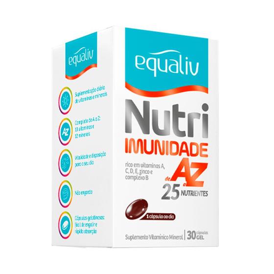 Imagem de Nutri Imunidade de A a Z Equaliv 30 Capsulas Gelatinosas