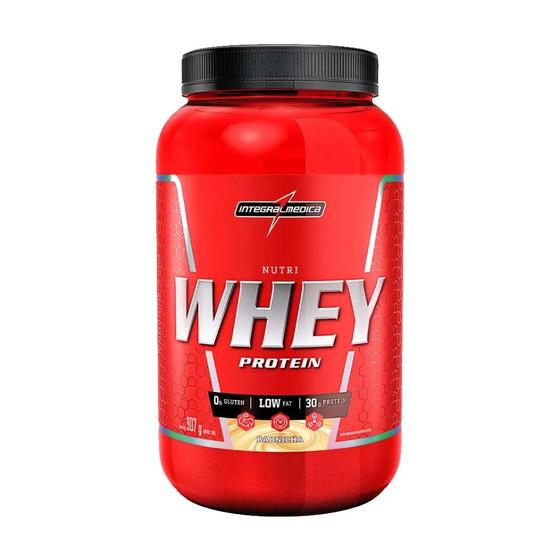 Nutri Whey Pote 907g - Integralmedica Menor preço em Nutri Whey Pote 907g - Integralmedica