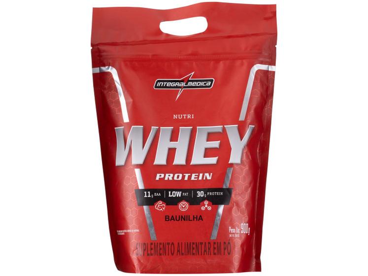 Nutri Whey Protein Baunilha Refil Integralmédica - 900g Imagem de Nutri Whey Protein Baunilha Refil Integralmédica