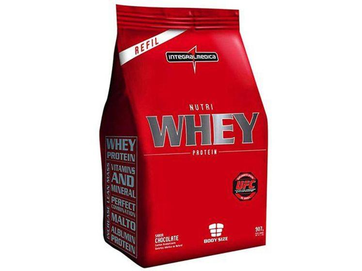 Nutri Whey Protein Refil Chocolate 907g Integralmédica Massa