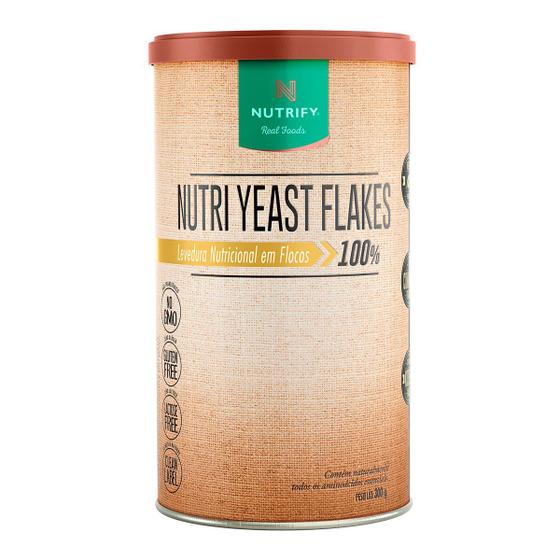 Imagem de Nutri Yeast Flakes Nutrify Levedura Nutricional em Flocos 300g