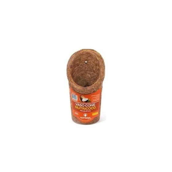 Imagem de Nutricoco Cone Pequeno Feito Fibras Naturais 100% Ecológico