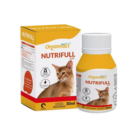 Imagem de Nutrifull Cat 30ml Organnact Vitamina Apetite e Saude