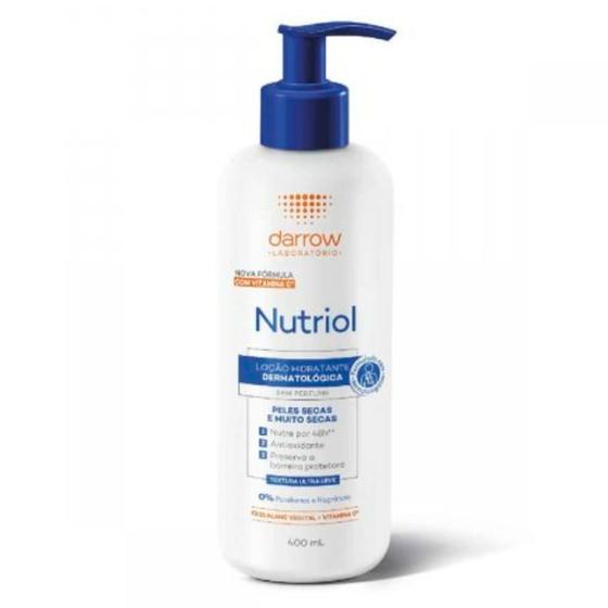 Imagem de Nutriol Darrow Loção Hidratante com Vitamina C Peles Secas e Muito Secas Sem Perfume 400ml