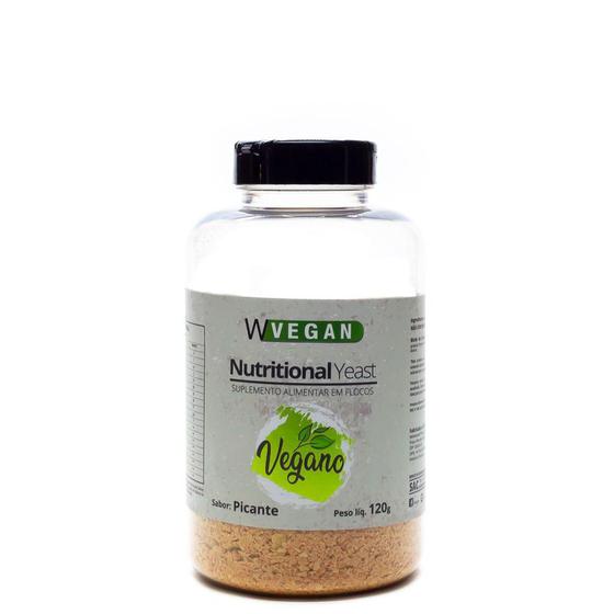 Imagem de Nutritional Yeast em Flocos Vegan sabor Picante 120g WVEGAN