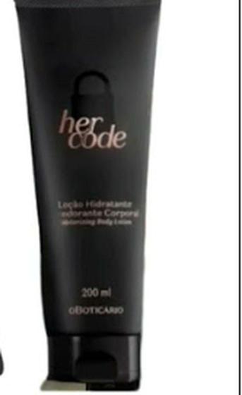 Imagem de O BOTICARIO HER CODE LOÇÃO DES HIDRATANTE CORPORAL 200ml - O Boticário