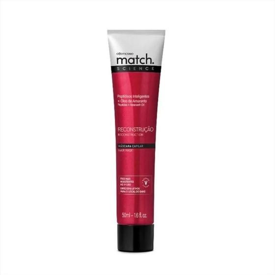 O Boticário - Match Science Máscara Capilar Reconstruçã 50ml Menor preço em O Boticário - Match Science Máscara Capilar Reconstruçã 50ml