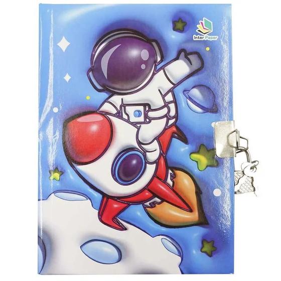Imagem de O Diário Secreto do Astronauta - Caderno com Cadeado