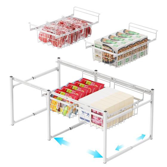 Imagem de O freezer Rack iSpecle serve para um freezer profundo de 14,8 a 16 pés cúbicos