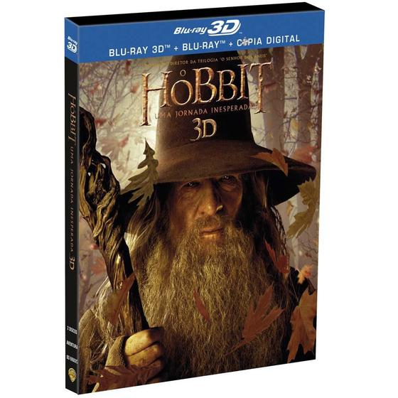 Imagem de O Hobbit Uma Jornada Inesperada 4 Discos BluRay 3D