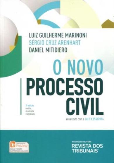 Imagem de O Novo Processo Civil - 3ª Edição 2017 Revista, Atualizada e Ampliada