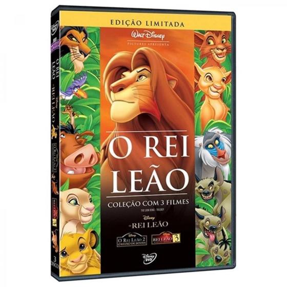 Imagem de O Rei Leão Trilogia, 3 Filmes - DVD Infantil - Disney