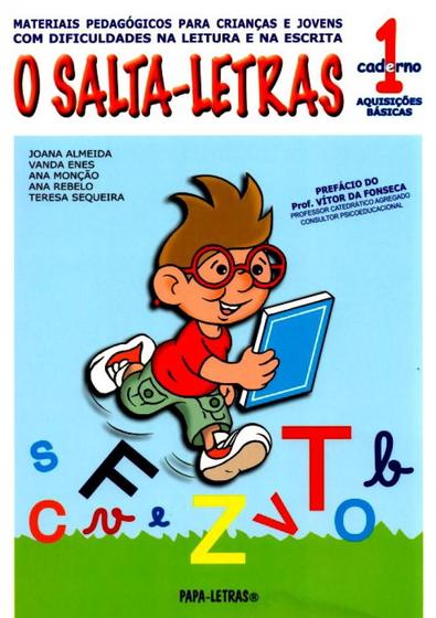 Imagem de O Salta-Letras Caderno 1 Aquisições Básicas - Materiais Pedagógicos Para Crianças e Jovens
