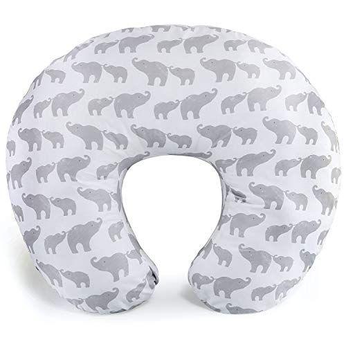 Imagem de O travesseiro de enfermagem de elefante cinza peanutshell para amamentação  Capa de travesseiro e amamentação para meninos ou meninas