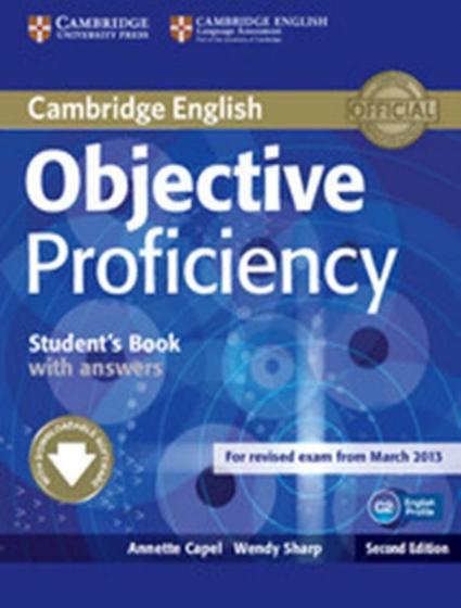 Imagem de Objective proficiency sb with answers - 2nd ed - CAMBRIDGE UNIVERSITY