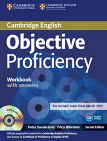 Imagem de Objective Proficiency Workbook With Answers And Audio Cd 2Nd Ed - CAMBRIDGE UNIVERSITY