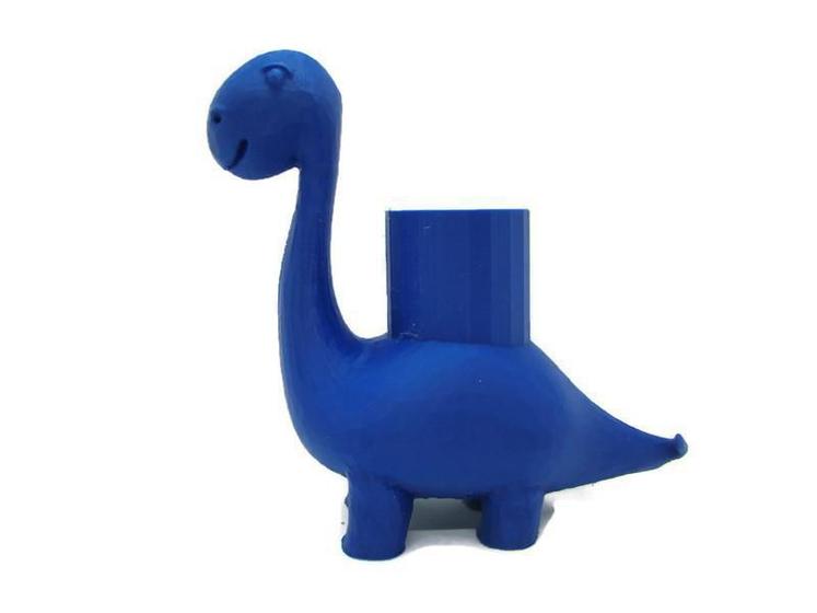 Imagem de Objeto Decorativo Dino Porta Treco ul Escuro Bugingaria