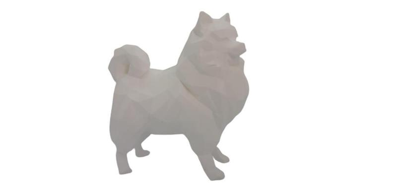 Imagem de Objeto Decorativo Spitz Alemão Low Poly