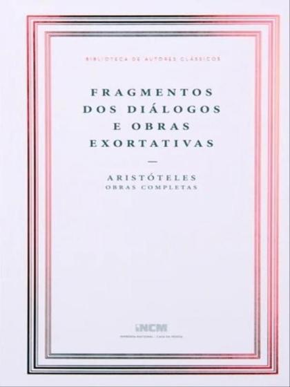 Imagem de Obras completas de aristóteles - fragmentos dos diálogos e obras exortativas