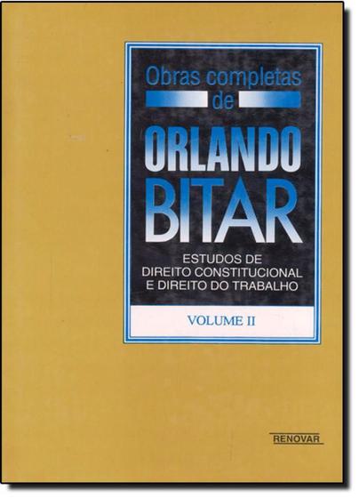 Imagem de Obras Completas de Orlando Bitar - 2 Volumes - RENOVAR